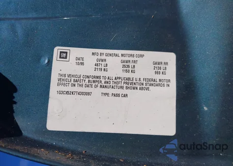 1996 Oldsmobile 98 Regency Elite from USA, damaged, VIN 1G3CX52K7T4303097